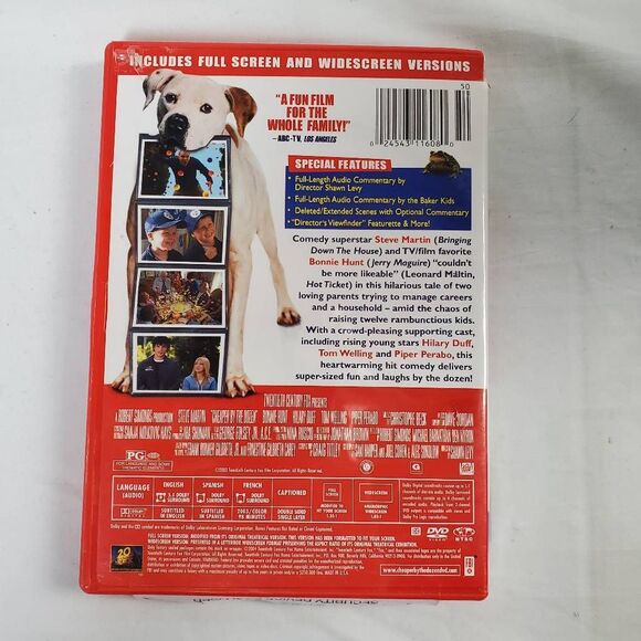 Cheaper by the Dozen DVD (Steve Martin, Family Comedy Standard Edition) - Picture 3 of 3